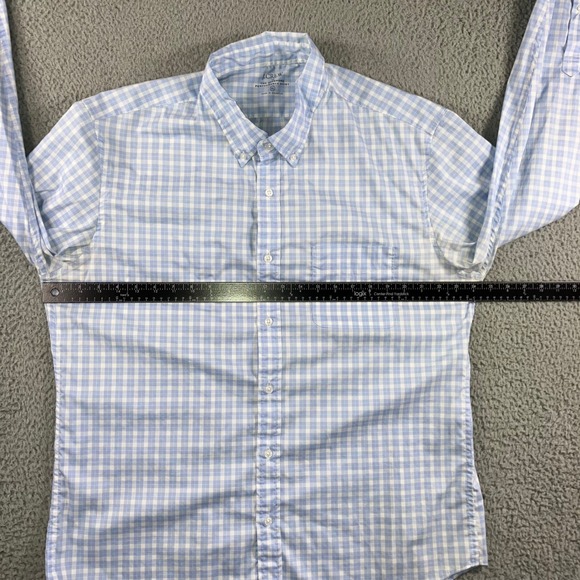 J Crew Offshore Performance Shirt Men XL Gingham Button Down Golf Preppy Sport - Picture 4 of 10